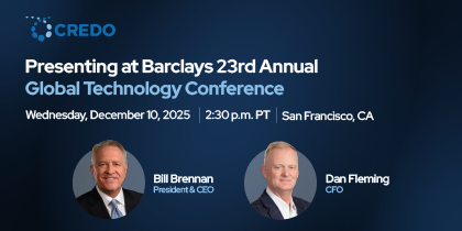 Credo to Present at Barclays 23rd Annual Global Technology Conference